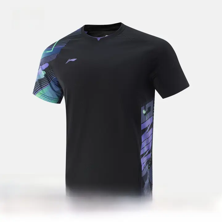 LINING 男女兼用 透湿素材の短袖テニスウェア【快適フィット・カジュアル】【セットアップ対応】