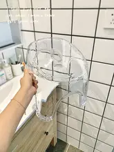 ロースツール アクリル 透明 滑り止め付き お風呂 バスルーム リビング トイレ 妊婦 家庭用