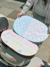 電動バイク用座布団【夏用・二重構造・熱遮断・滑り止め機能・日焼け防止】