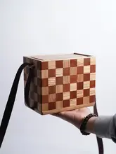 ミニ浮き釣り用ツールボックス【天然木製・金丝楠使用・手作り】
