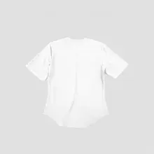 エレガントなシンプルデザインの半袖Tシャツ【小さなラウンドネック・ウエストリボン・通気性のあるコットン】