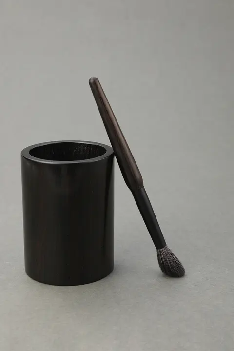 メイクブラシ ノーズシャドウブラシ 斜めカット ぼかし シェーディングブラシ 携帯用 先細り トラベル用
