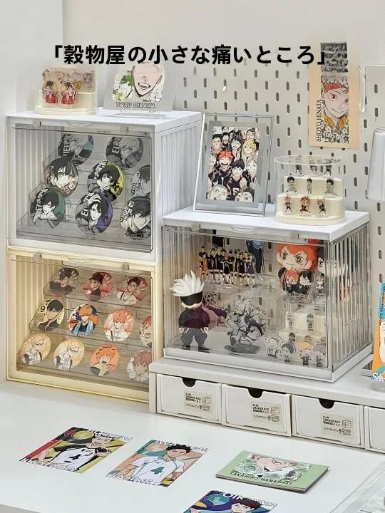 ディスプレイキャビネット 収納ボックス オフィス用 木製 モダンミニマル ライト付き：ミニマルデザインで効率的なモデル収納を実現