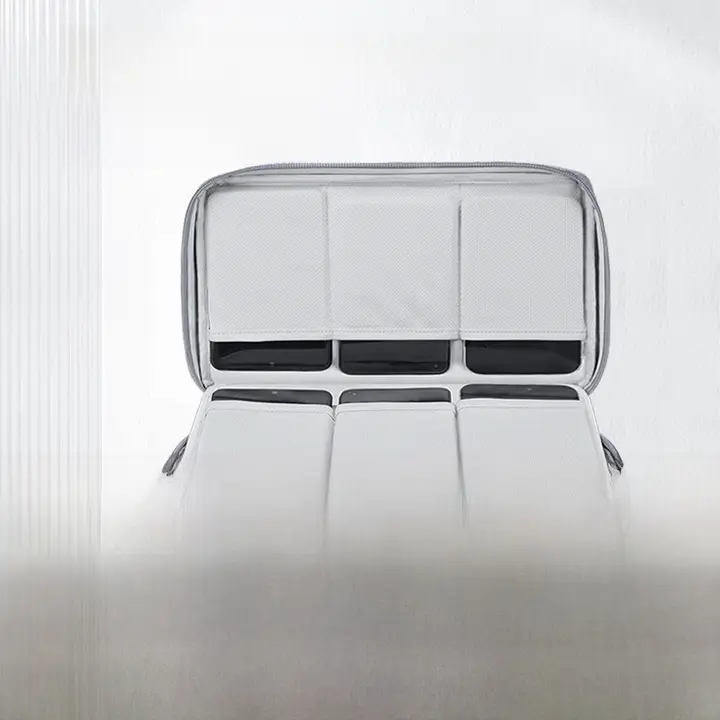 多層ポータブルスマホ収納バッグ【ショルダー＆ハンドバッグ対応・大容量・多機能】（セットアップ対応）