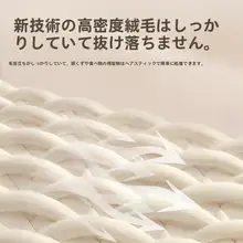 防水防汚仕様のリビング用ラグ【クリーム色・高級感あり】