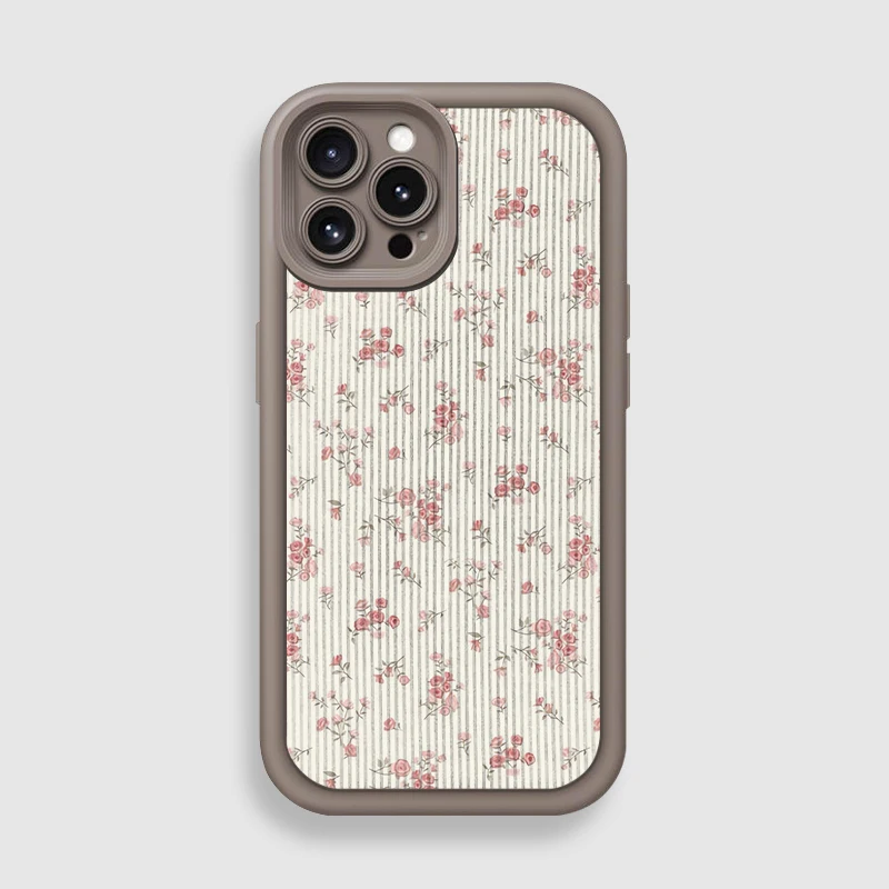 華やかな小花柄スマホケース：全包タイプでiPhoneやスマートフォンを保護