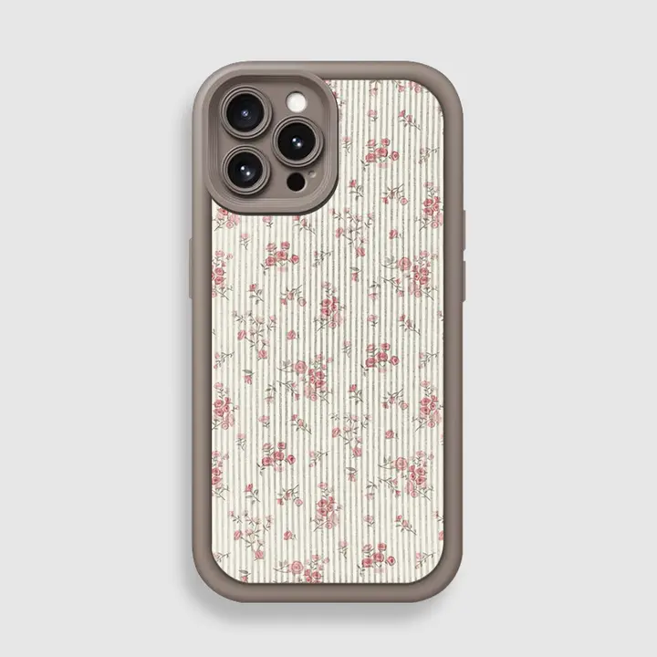 華やかな小花柄のスマホケース【全包タイプ・iPhoneや各種スマートフォン対応】