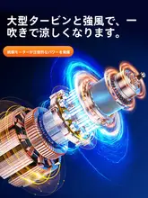 車載用電動ファン【USB接続・強力な風力・小型車両・トラック用】
