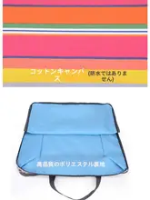 キャンバス製布団収納バッグ【持ち手付き・旅行用・衣類収納に便利】