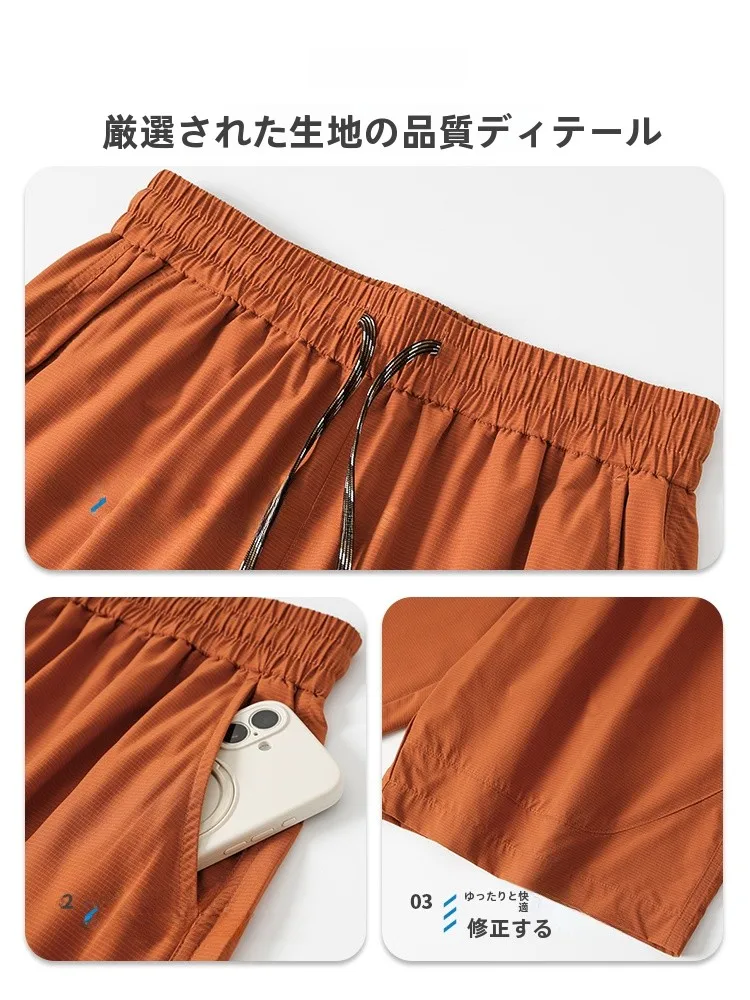 夏のショーツで暑さをどうにかする？オレンジ色の速乾ショートパンツが救うリアルな使い方