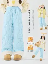 暖かさをしっかり保つ女の子用コットンパンツ【保温・極上の柔らかさ・冬用】