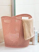 ランドリーバスケット 浴室 家庭 おもちゃ 衣類 プラスチック 大サイズ