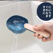 多機能デザインのプラスチック製米粉スプーン【長柄・家庭用】