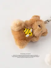可愛い毛糸のぬいぐるみキーホルダー【バックやリュックの飾りに最適】