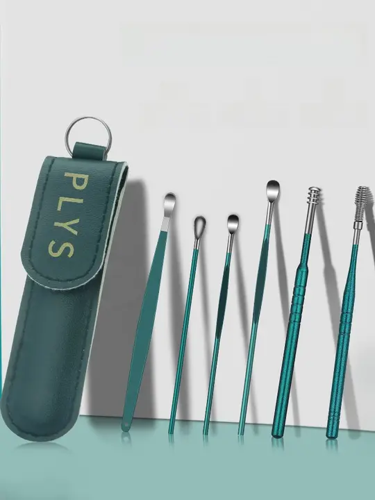 耳かきセット【スパイラルデザイン・大人・子供用・耳掃除ツール】