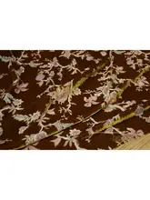 多柄デザインのシルクフラワープリント生地【高級感あるチャイナドレス用】