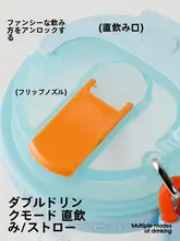 トライタン製 ストロー付き水杯【家庭用・女性向け・新デザイン】