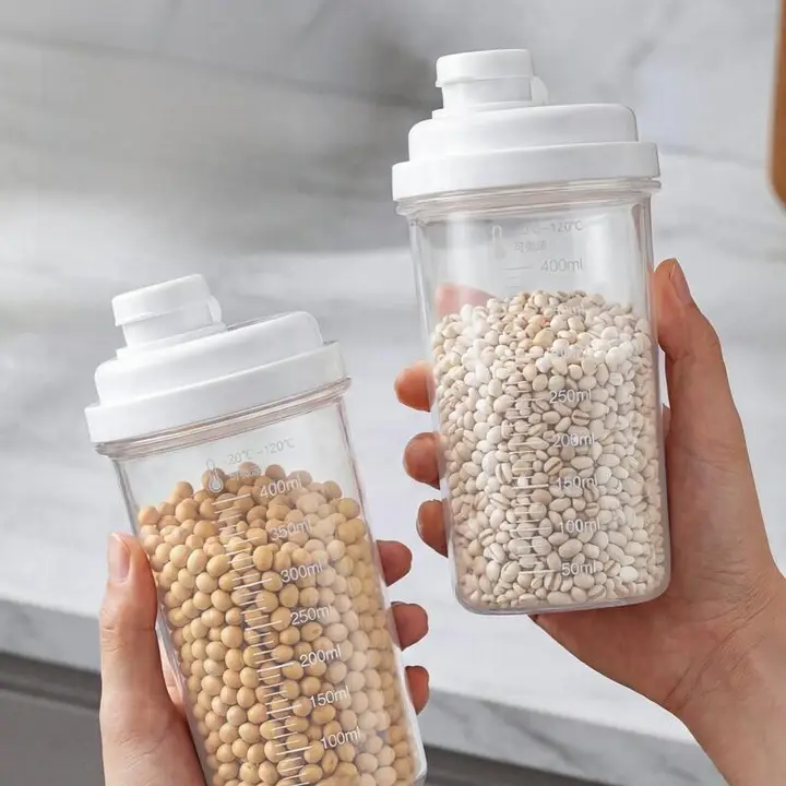食品級プラスチック製 密閉容器【穀物・収納・湿気防止】