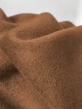 黄灰二色のダブルフェイスカシミヤウール生地【高級デザイン・DIY用・コート製作に最適】