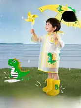 レインコート 長靴 2点セット キッズ ボーイズ ガールズ 幼稚園 小学生 通学 雨の日