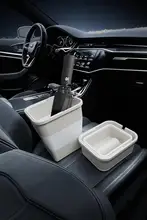 折りたたみ式車載ミニゴミ箱【便利収納・キャンプ用・ゴミ袋付き】