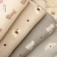 二重ガーゼ使用のベビー用寝具【コットン100%・洗濯可能・皺加工】（セットアップ対応）