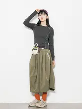 アウトドア用速乾ワイドスカート【夏 季・ウィメンズ・Aラインデザイン・ゆったりフィット】（セットアップ対応）