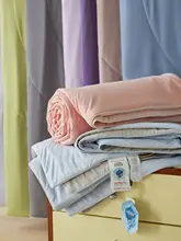 シンプルな北欧風 ミニマリストデザイン 冷感夏用掛け布団【お手入れ簡単・ウォッシャブル】