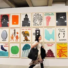 手描き風ポスター【北欧風・インテリアアート・グラフィティ】