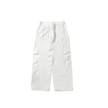 レトロデザインのカジュアルワークパンツ【春夏向け・シンプル・無地・フィット】（セットアップ対応）