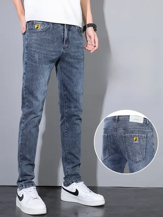 メンズデニムパンツ【春秋用・軽量・スリムフィット・カジュアル】