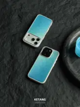 雲海デザインのiPhone用ガラスケース【滑り止め・高級感ある全包タイプ・新中式】
