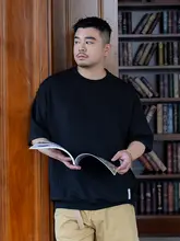 夏用 メンズ 大きいサイズ ワッフル生地 ポケット付き Tシャツ【ゆったりフィット・ クルーネック・カジュアル】