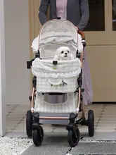 ペット用折りたたみ式キャリーカー【小型・中型犬猫対応・軽量・手引き】