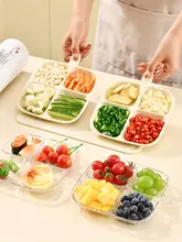 分格収納プレート【生姜・にんにく・調味料用・多機能・キッチン用】