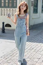 デニムサロペットパンツ 女性 ゆったり カジュアル ヴィンテージ ワーク オールインワン