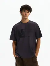 半袖Tシャツ メンズ アメリカンスタイル ストリート ぼかし染め ヴィンテージ加工 オフィスカジュアル カジュアル ペア 夏 「ISIETS」