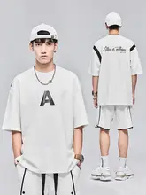 セットアップ 2点セット メンズ 半袖 ショートパンツ スポーツ カジュアル ルーズ 薄手 夏 おしゃれ「ALLIN」