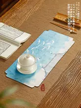 高級ダブルフェイス中華風ティークロス【防水・吸水・禅スタイル】