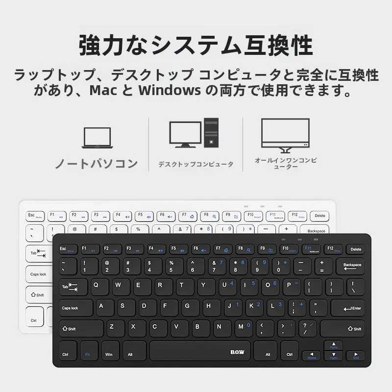 ノートパソコン用ワイヤレスキーボード＆マウスセットアップ対応の低コスト選定
