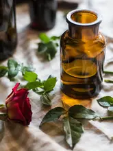 ガラス製小花瓶【水耕植物・インテリア装飾用・デスクやテーブルに最適】
