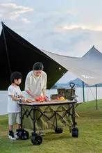大容量折りたたみキャンプカー【屋外用・ピクニック・手引き式】