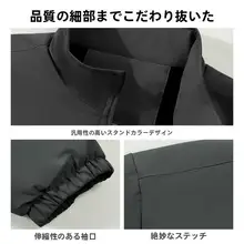 防水タイプのフリース裏地付きコックコート【秋冬用・厚手・作業着】