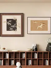 宋代美学の壁掛けアート【中古風・復古デザイン・寝室やリビング用】