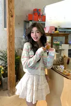 白色バレエ風フレアスカート【高ウエスト・秋用・Aライン・ふんわりデザイン】