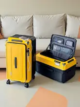 大容量サイドオープンキャリーケース【拡張可能・旅行用・パスポートロック付き】