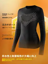男女兼用 高機能 スポーツウェア【保温・速乾・圧縮インナー・秋冬用】