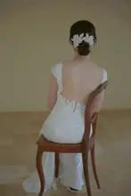麗しい花のデザイン ヴィンテージスタイル新婦撮影用ヘッドドレス【屋外ウエディング用】