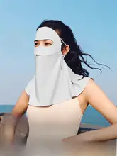 軽量ネックプロテクション UVカットフェイスマスク【透湿・ドライブ用・紫外線防止】