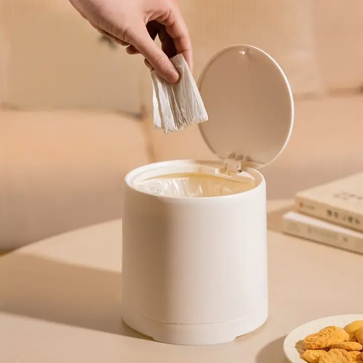 デリデスクトップ ゴミ箱ばこ ホームカバー付き ミニ
